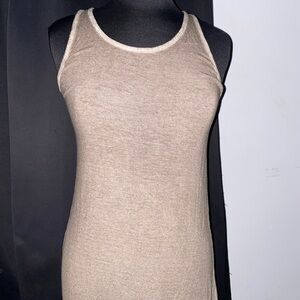Women's Beige Tank Top